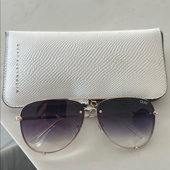 Quay Australia Accessories - Quay High Key Rimless Sunglasses